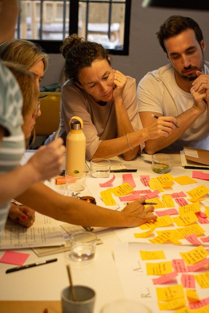 Nos basamos en el Design Thinking para diseñar nuestras dinámicas de empresa.